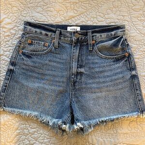 Pistola Distressed Jean Shorts
